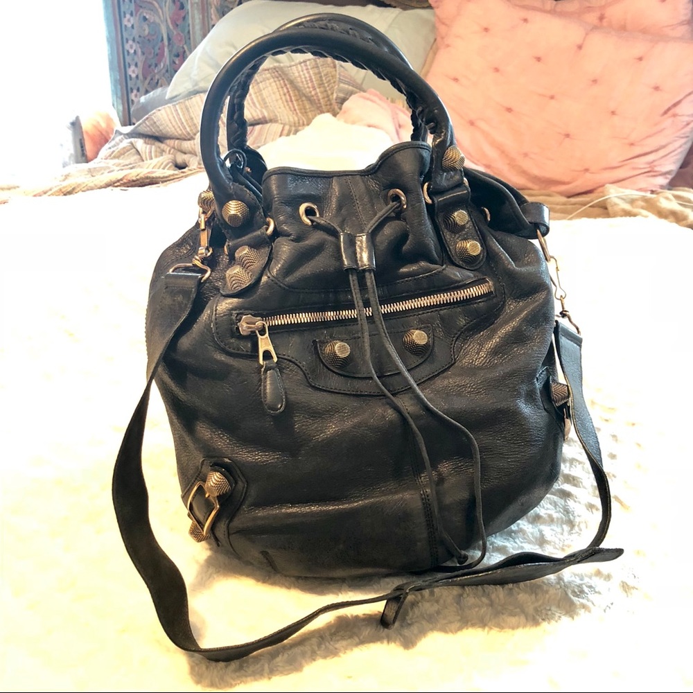 Balenciaga Pleine Fleur Aniline Bag